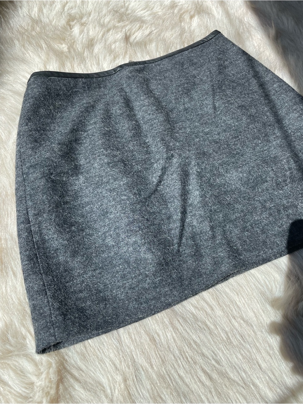 Madewell Gamine Wool Blend Mini Skirt